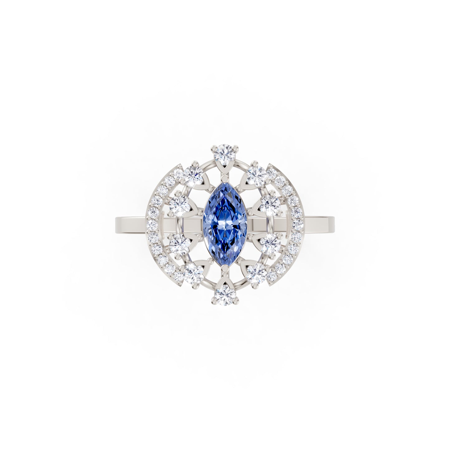 Luminous Marquise Elegance Ring