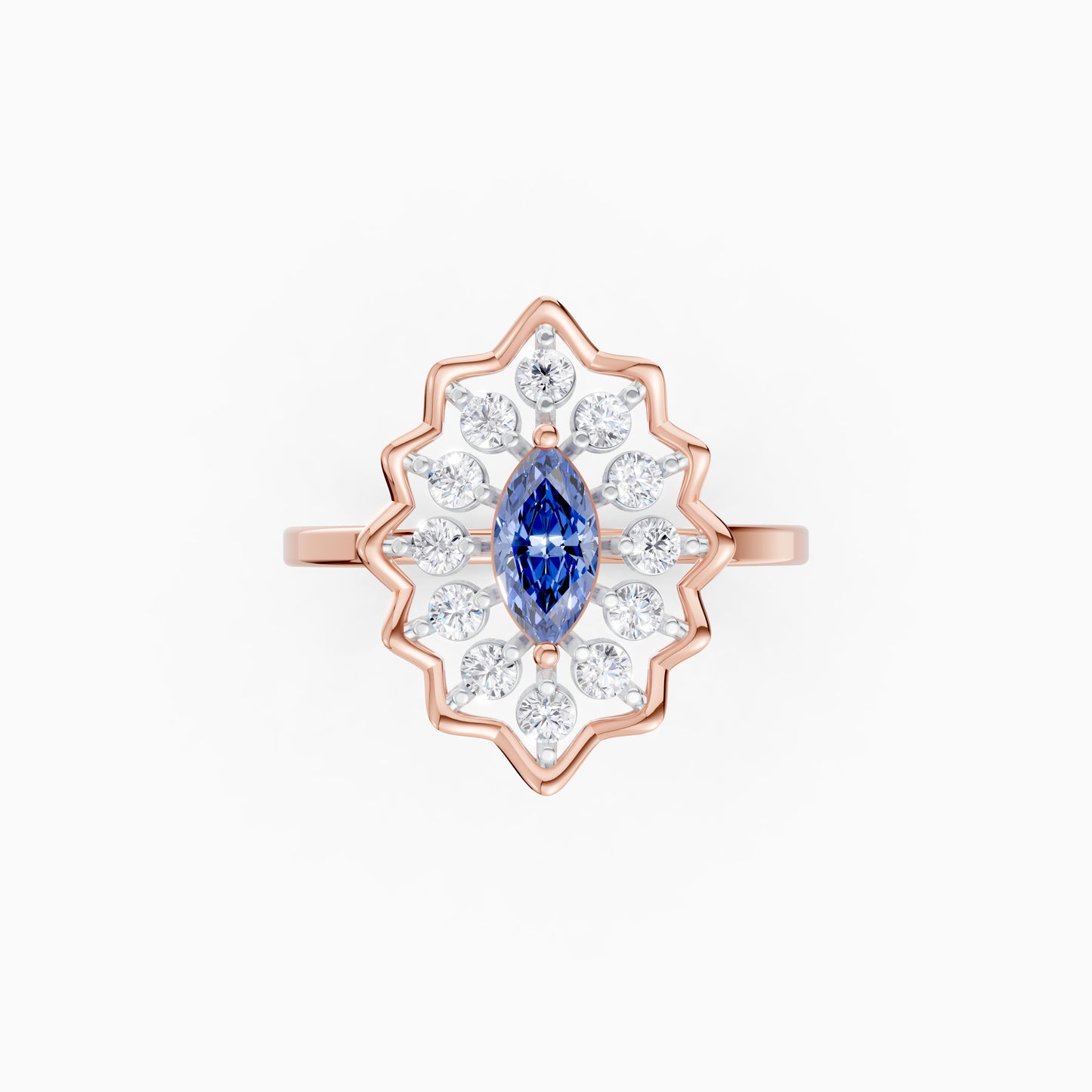 The Starburst Marquise Cluste