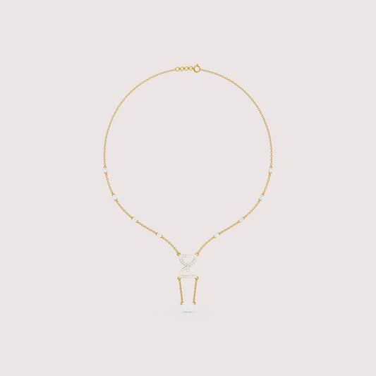 The Round-Cut Infinite Hourglass Drop