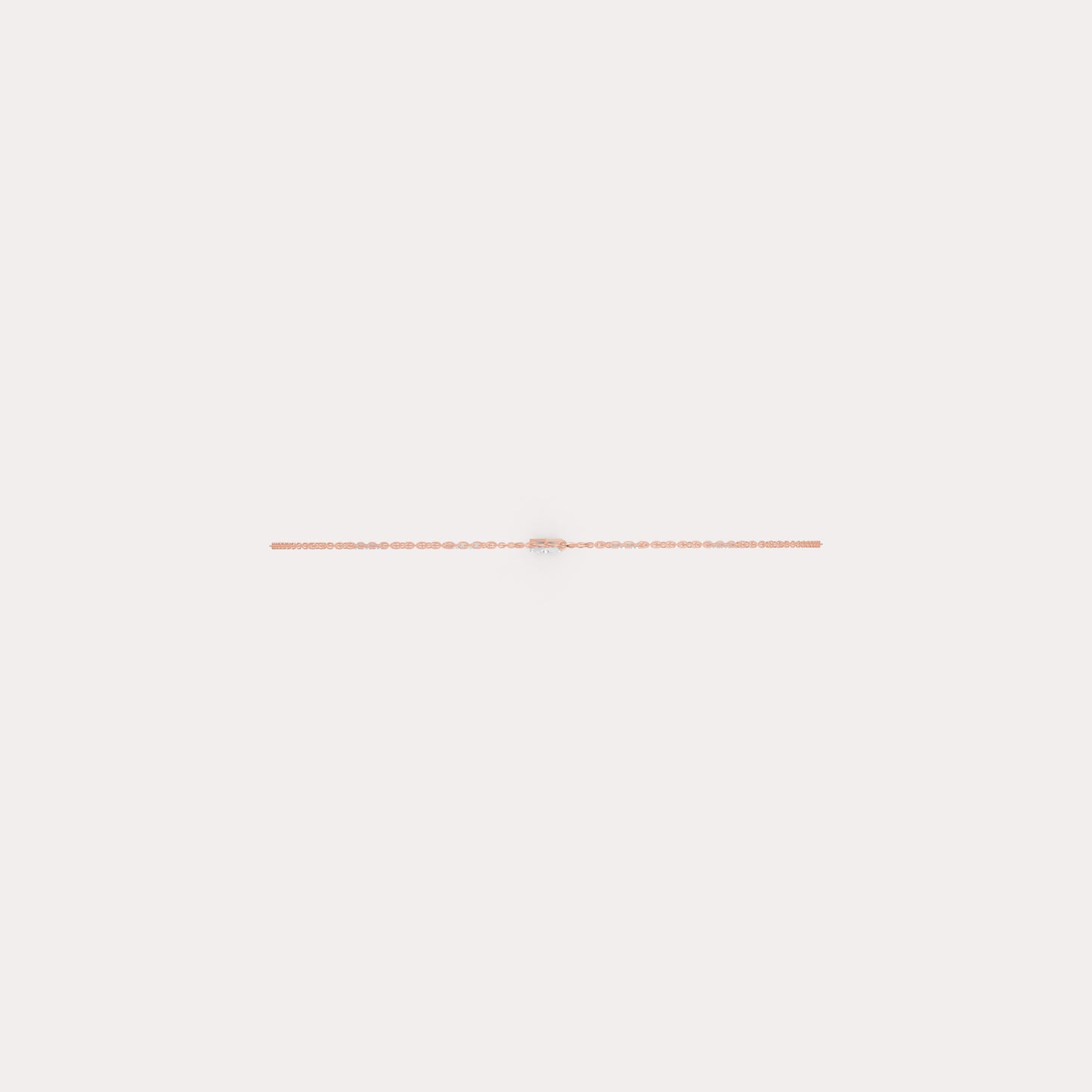 The Triple-Link Geometric Round Solitaire Necklace