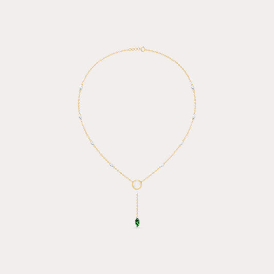 The Marquise-Leaf Station & Round-Cluster Loop Chain