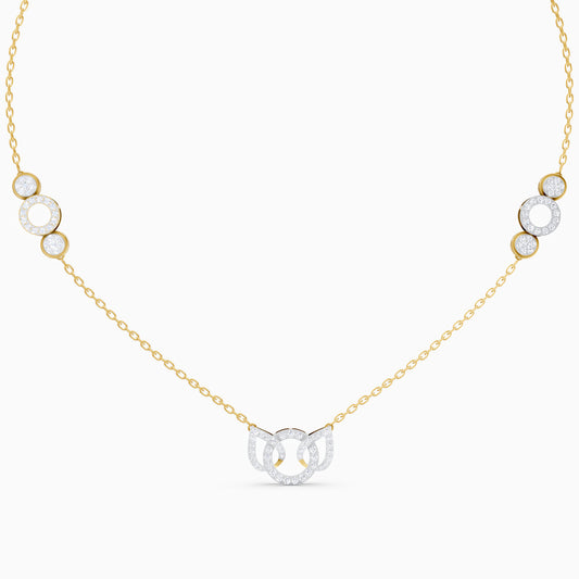 The Round-Cluster Interlocking Triple Ring Pendant