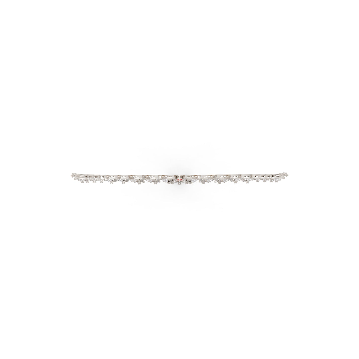 The Linked Round-Stone Canopy Necklace