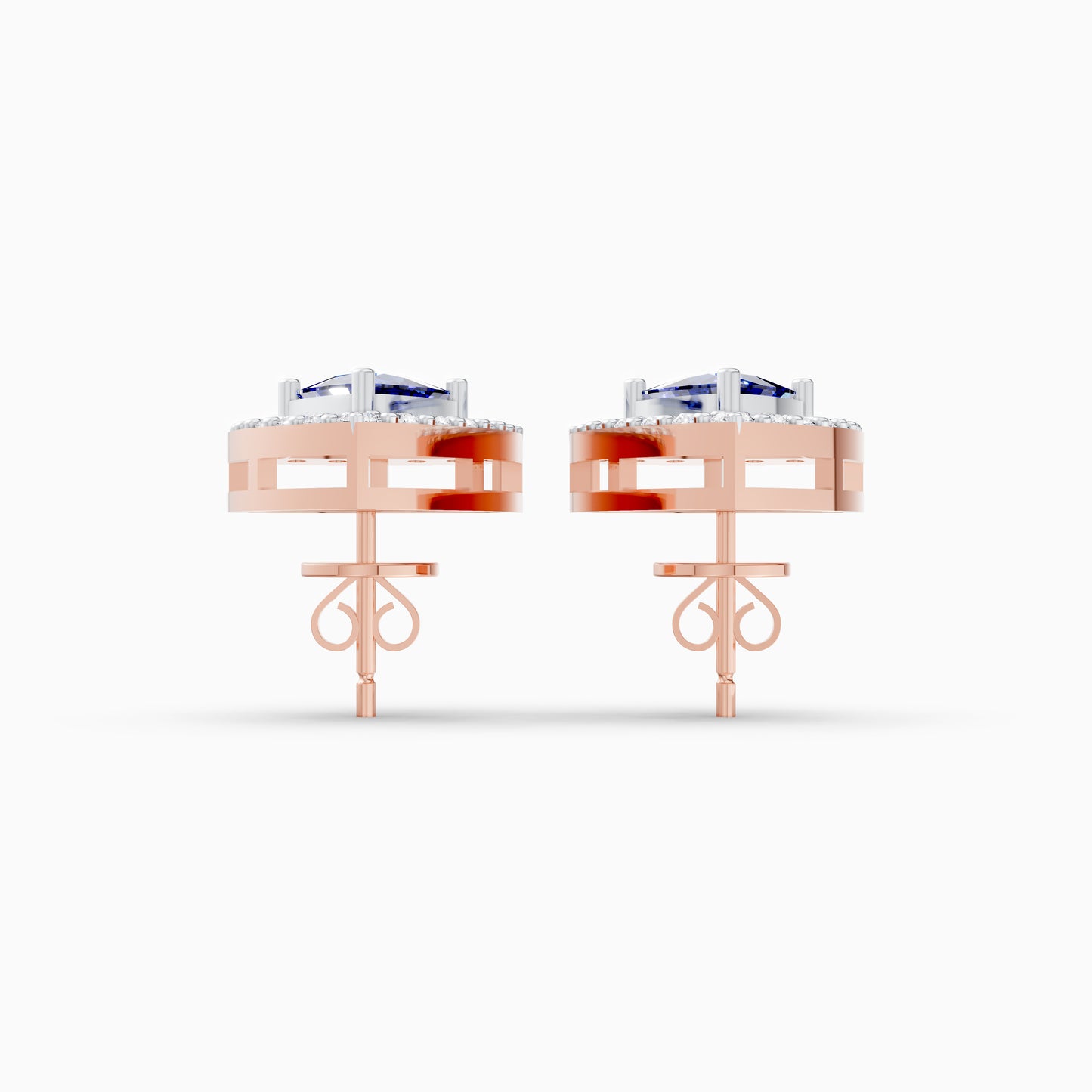 The Celeste Trilliant Studs