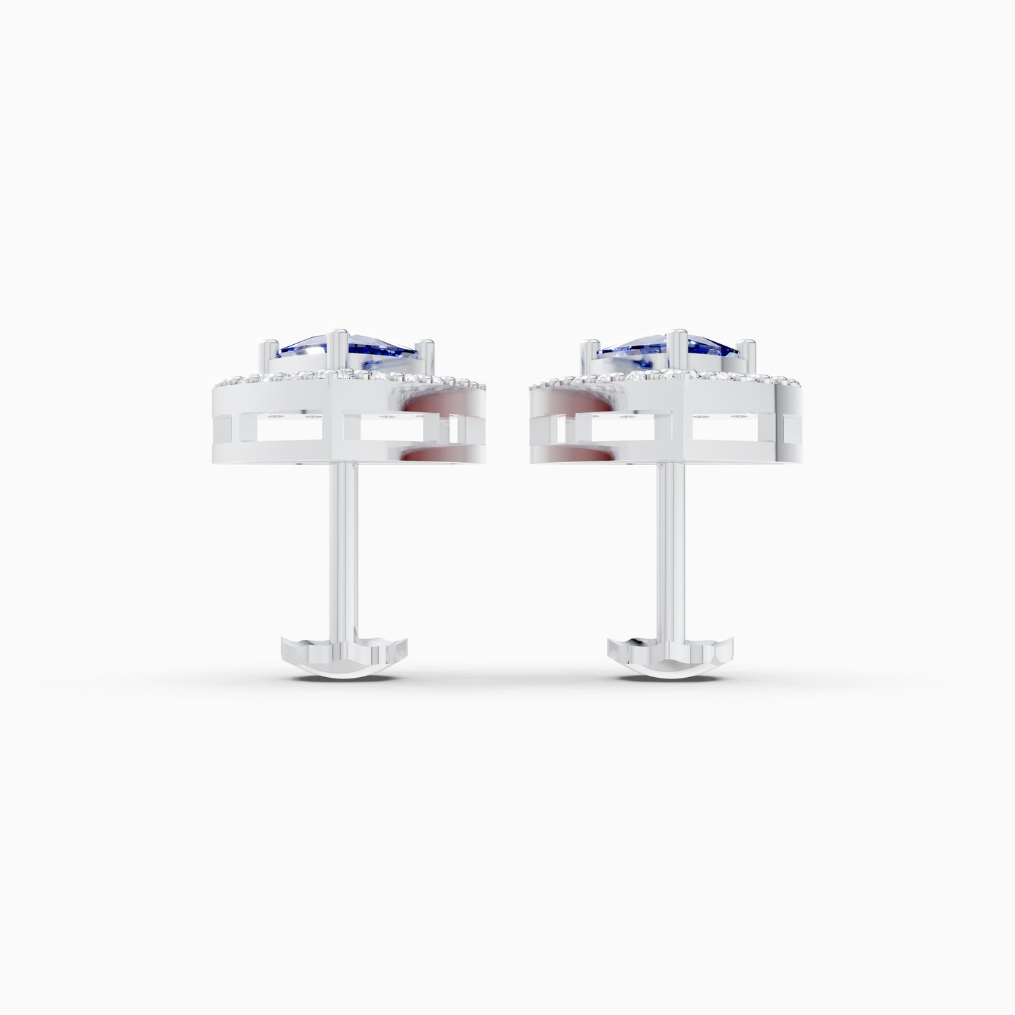The Celeste Trilliant Studs