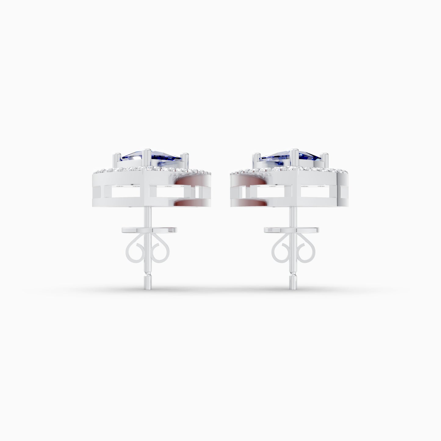 The Celeste Trilliant Studs