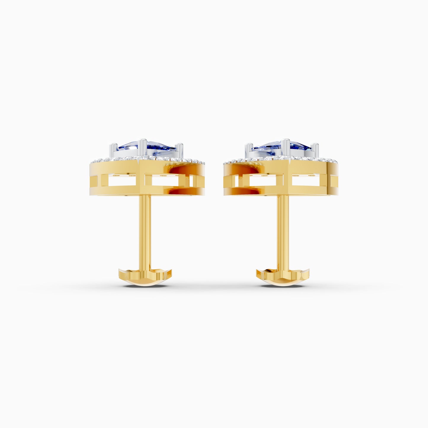 The Celeste Trilliant Studs