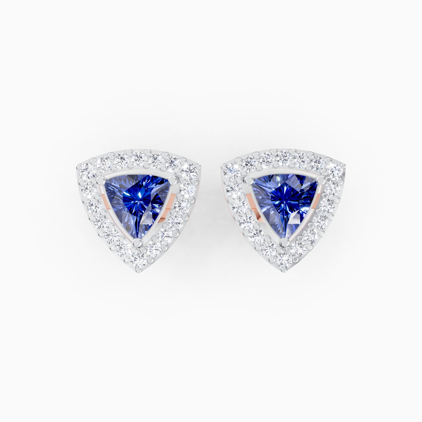 The Celeste Trilliant Studs