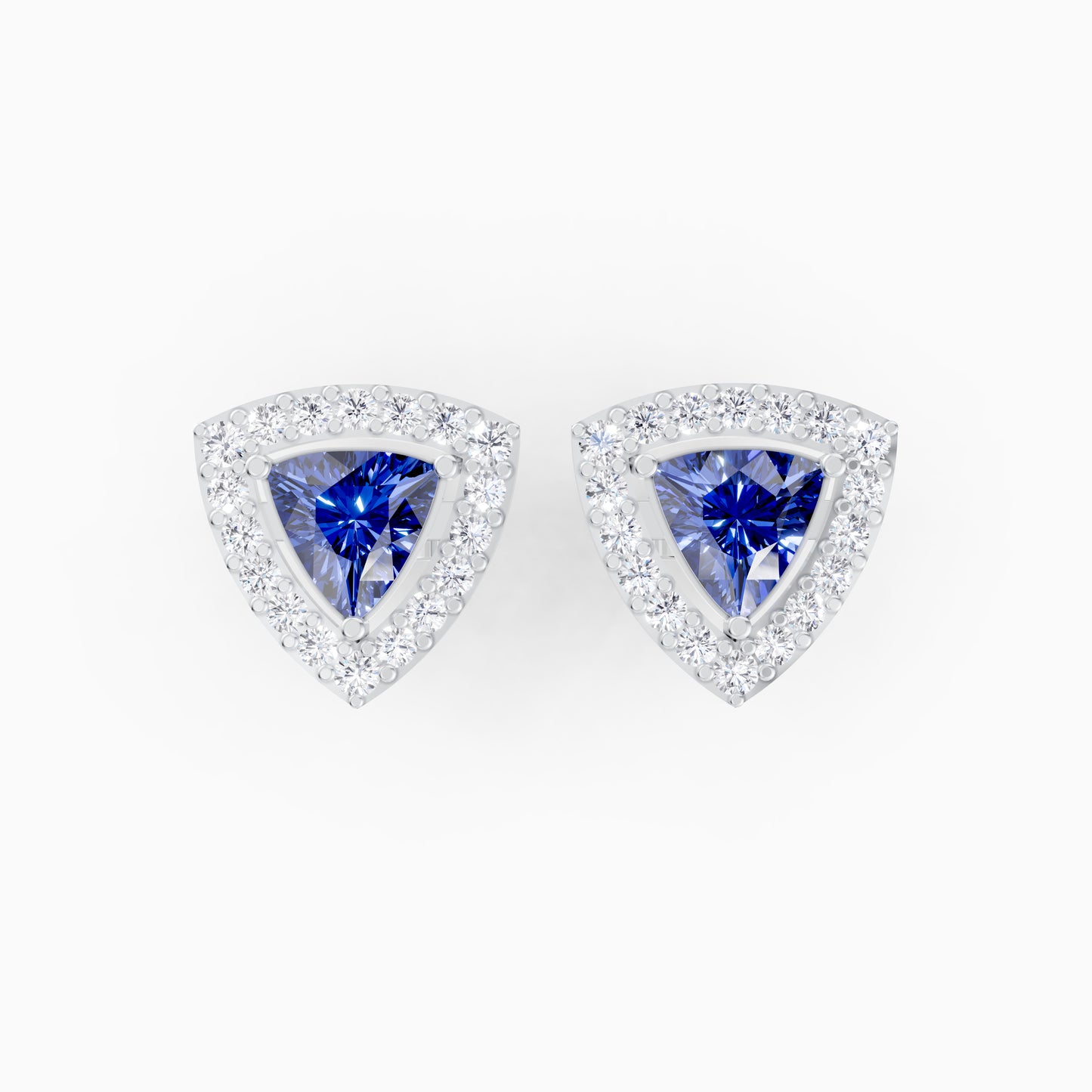 The Celeste Trilliant Studs