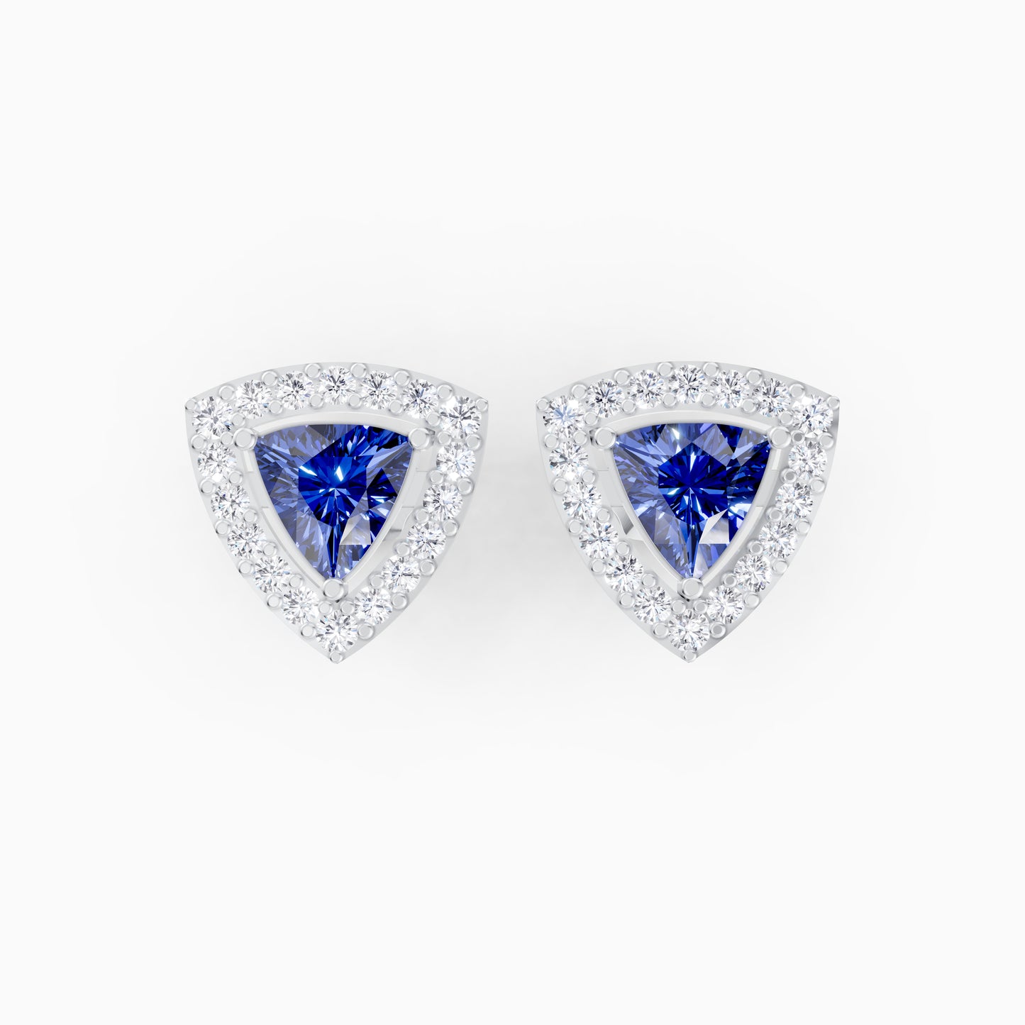 The Celeste Trilliant Studs