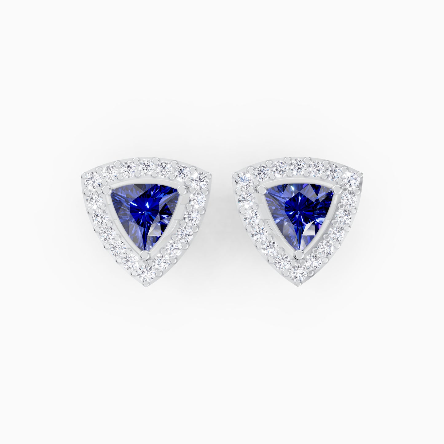 The Celeste Trilliant Studs