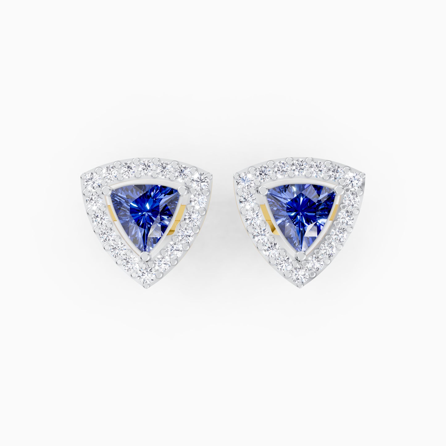 The Celeste Trilliant Studs