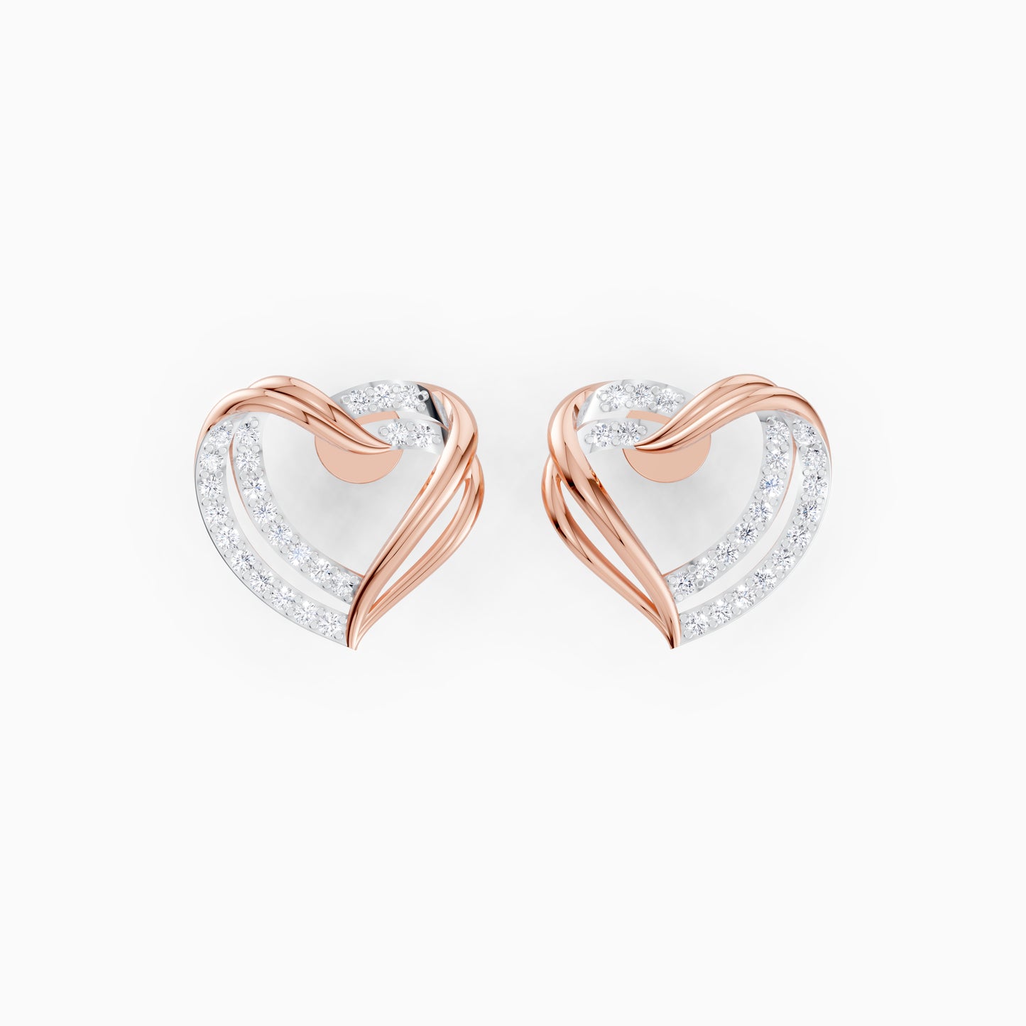 Infinite Heart Studs