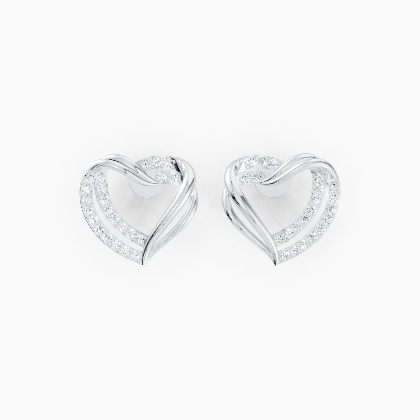 Infinite Heart Studs