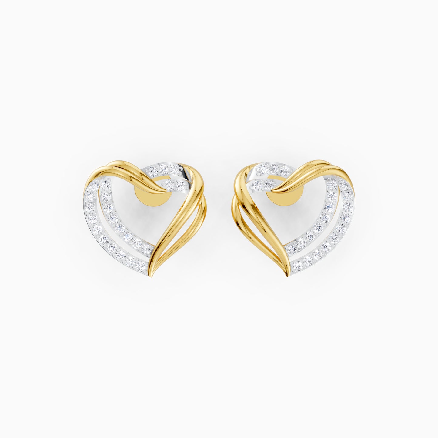 Infinite Heart Studs