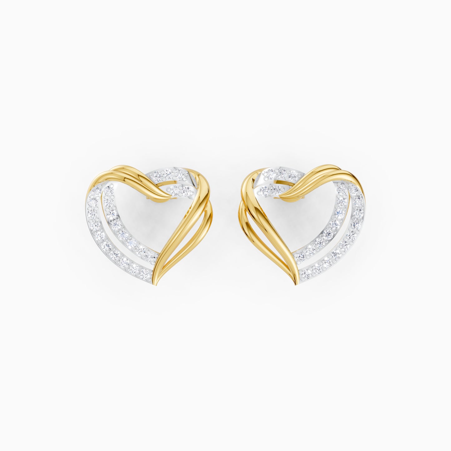Infinite Heart Studs