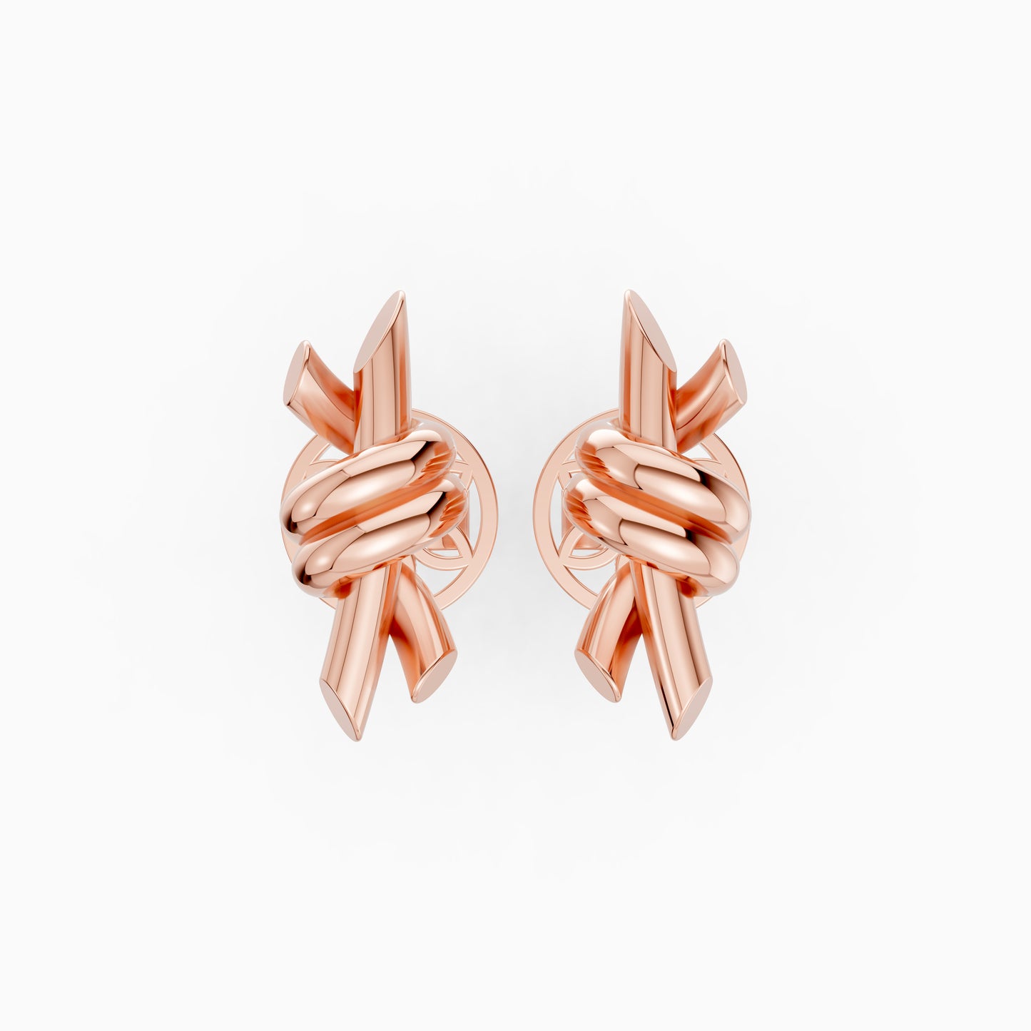 The Lotus Knot Earrings