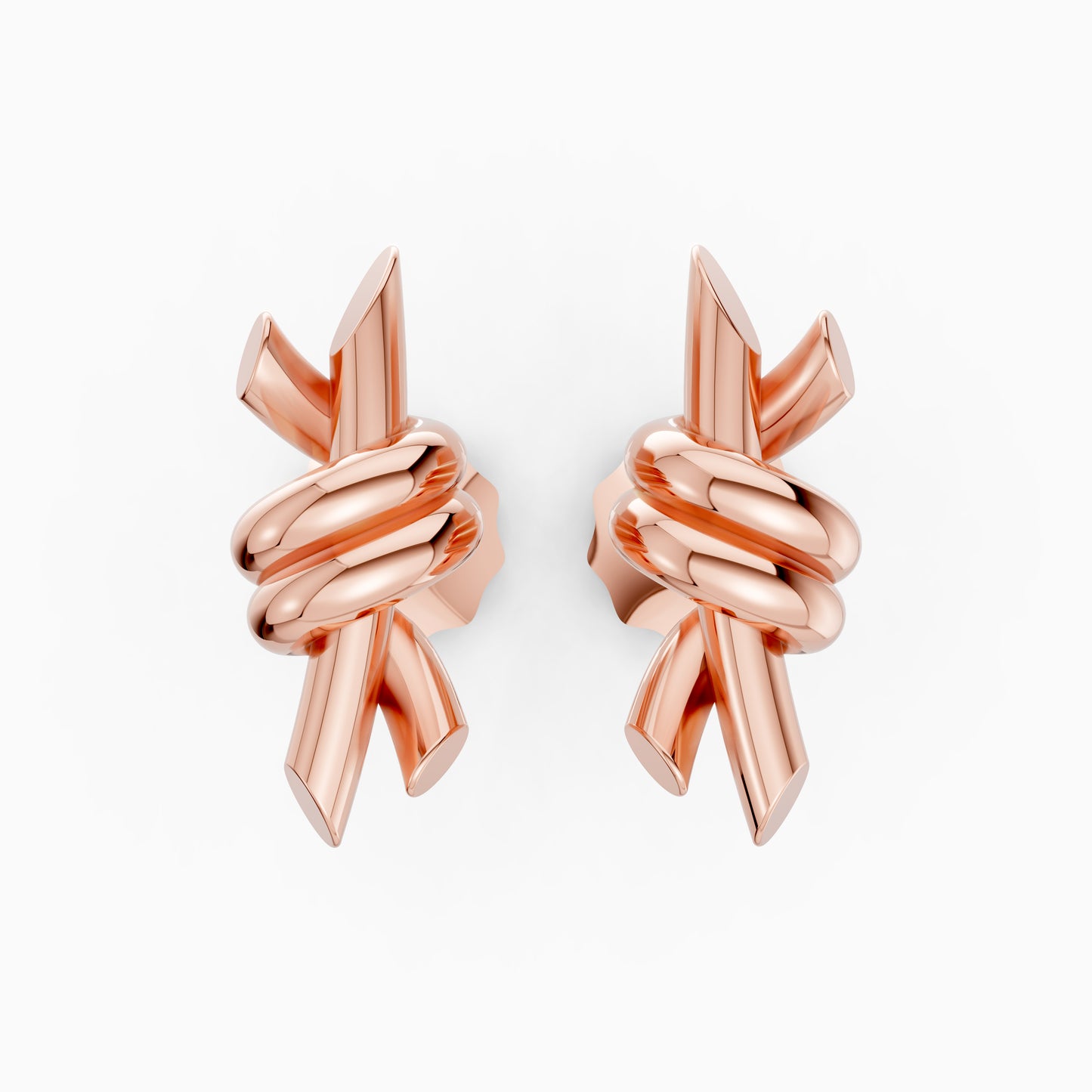 The Lotus Knot Earrings