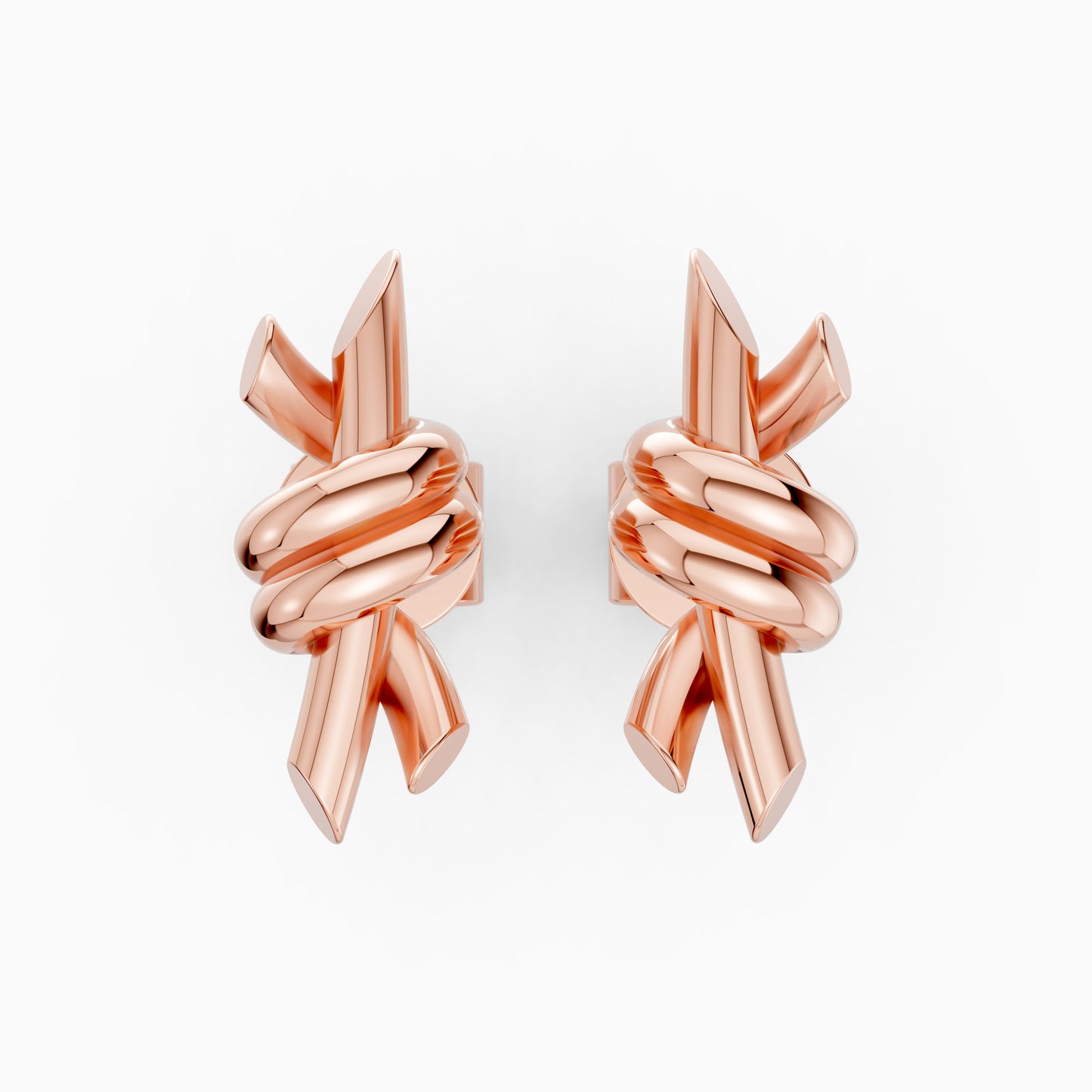 The Lotus Knot Earrings