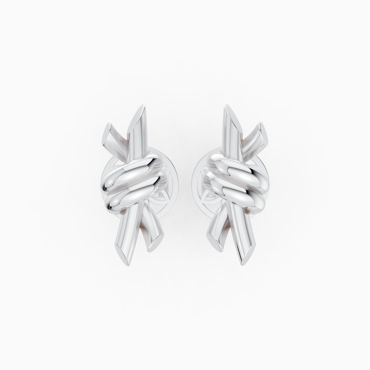 The Lotus Knot Earrings