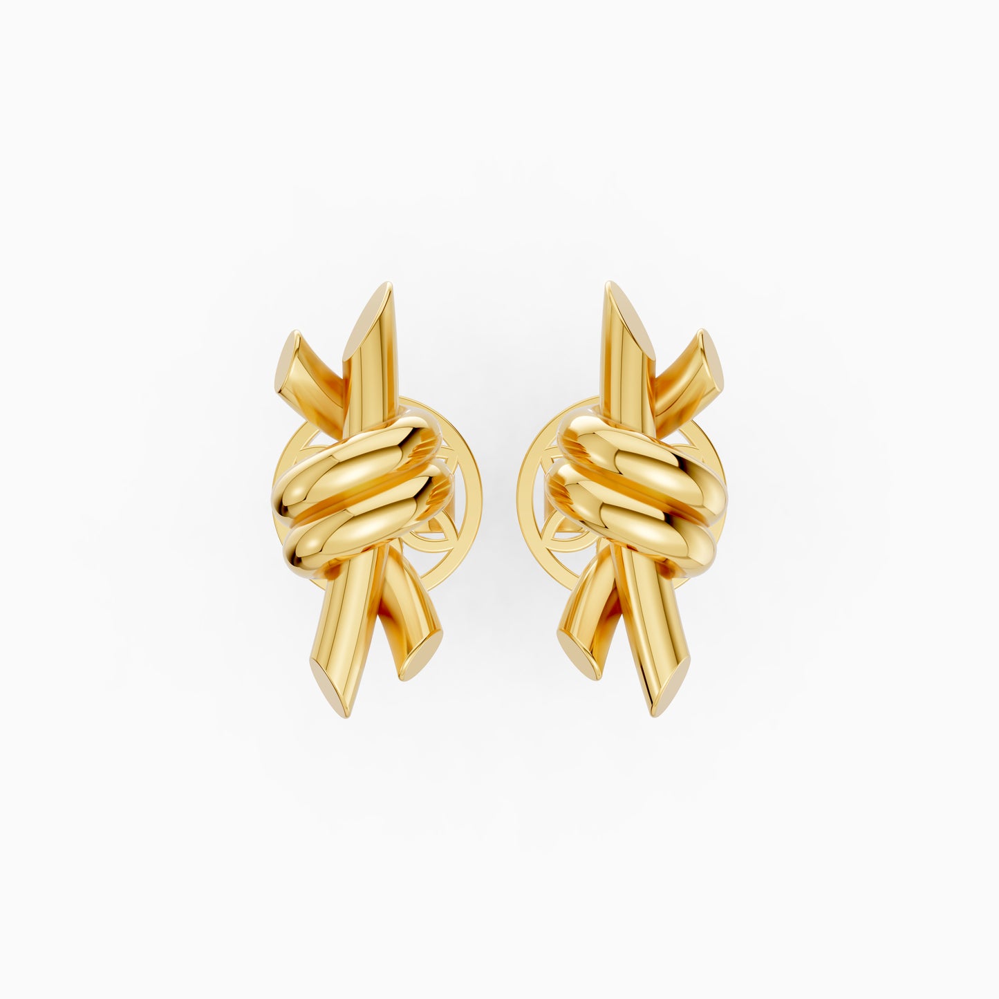 The Lotus Knot Earrings