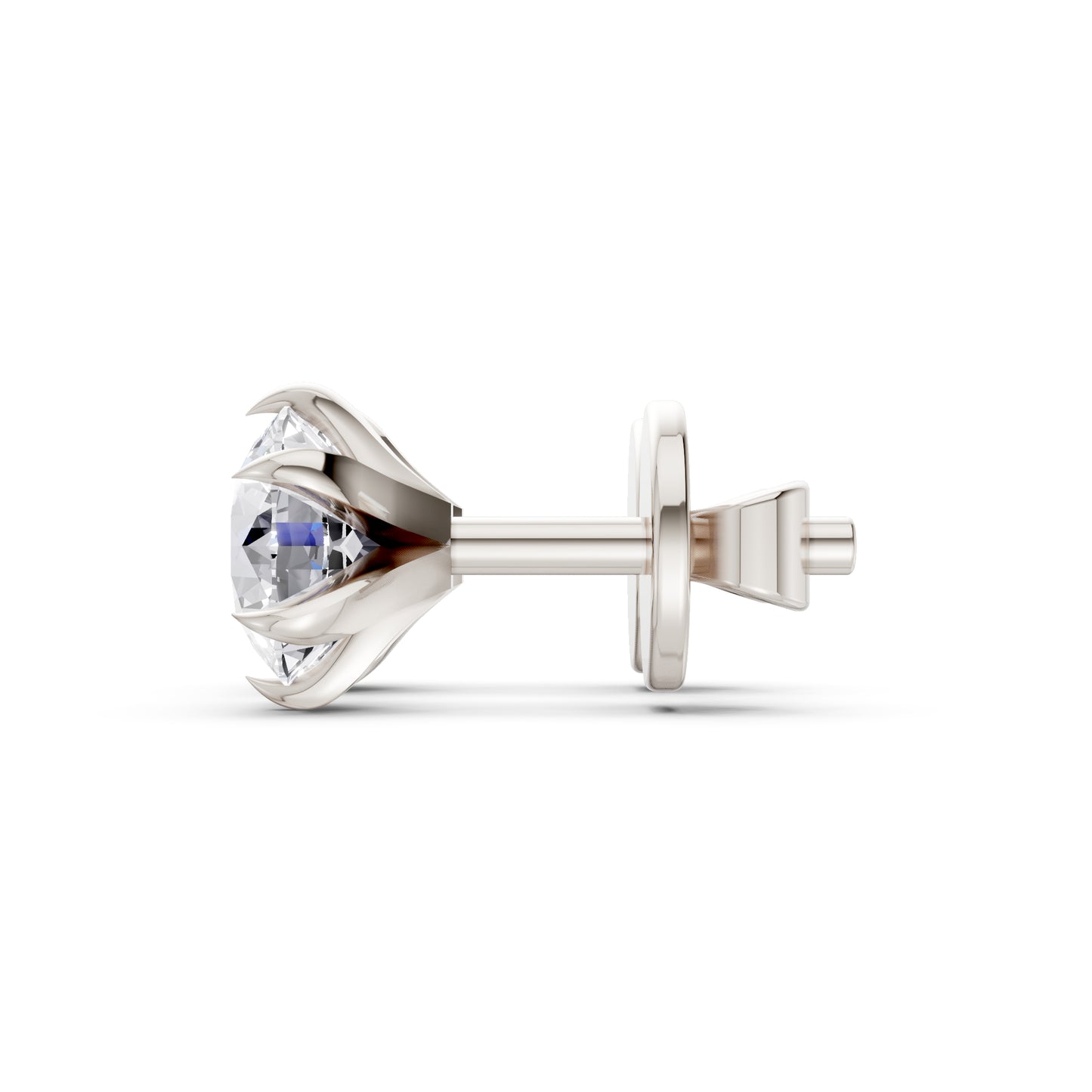 The Classic Round Solitaire Studs