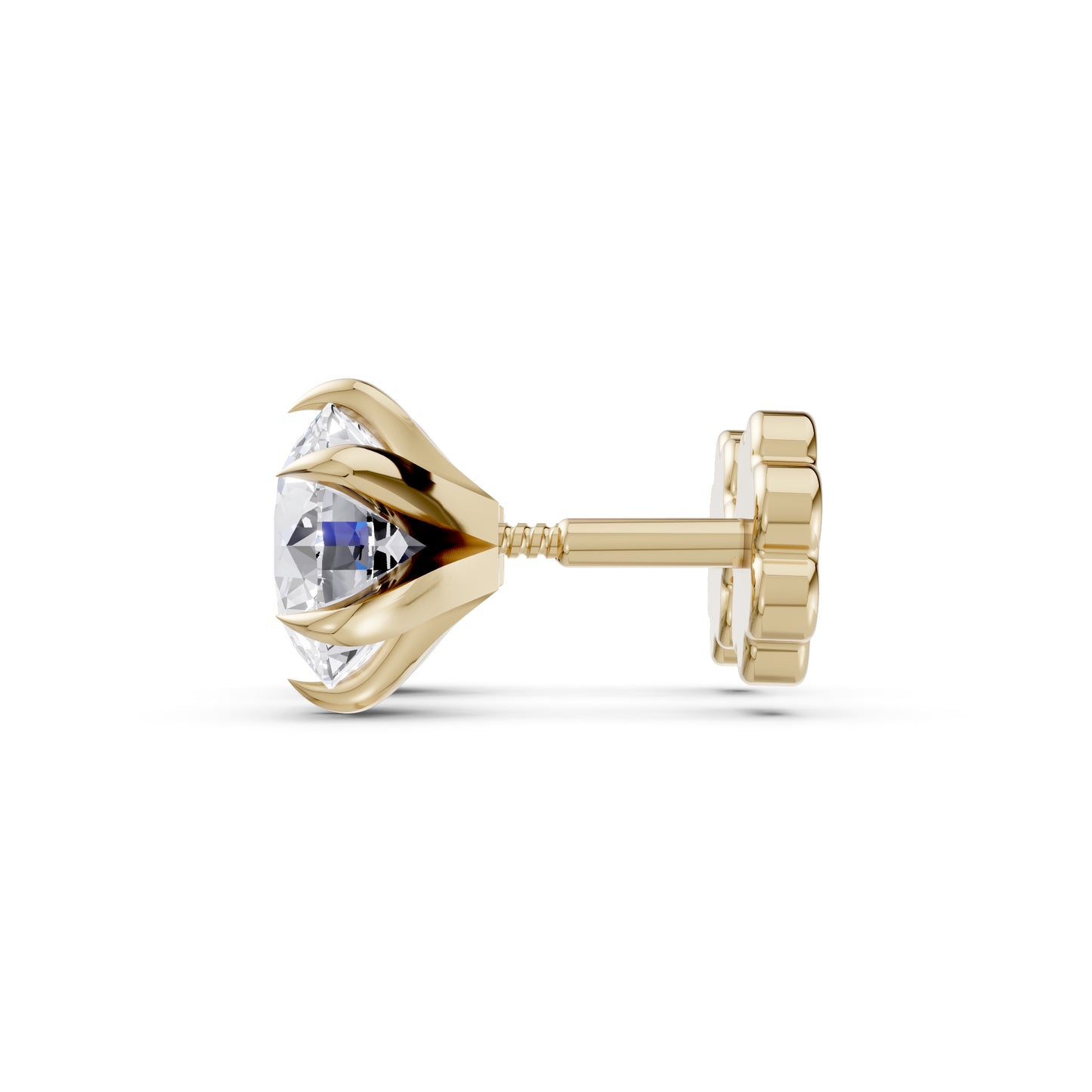 The Classic Round Solitaire Studs
