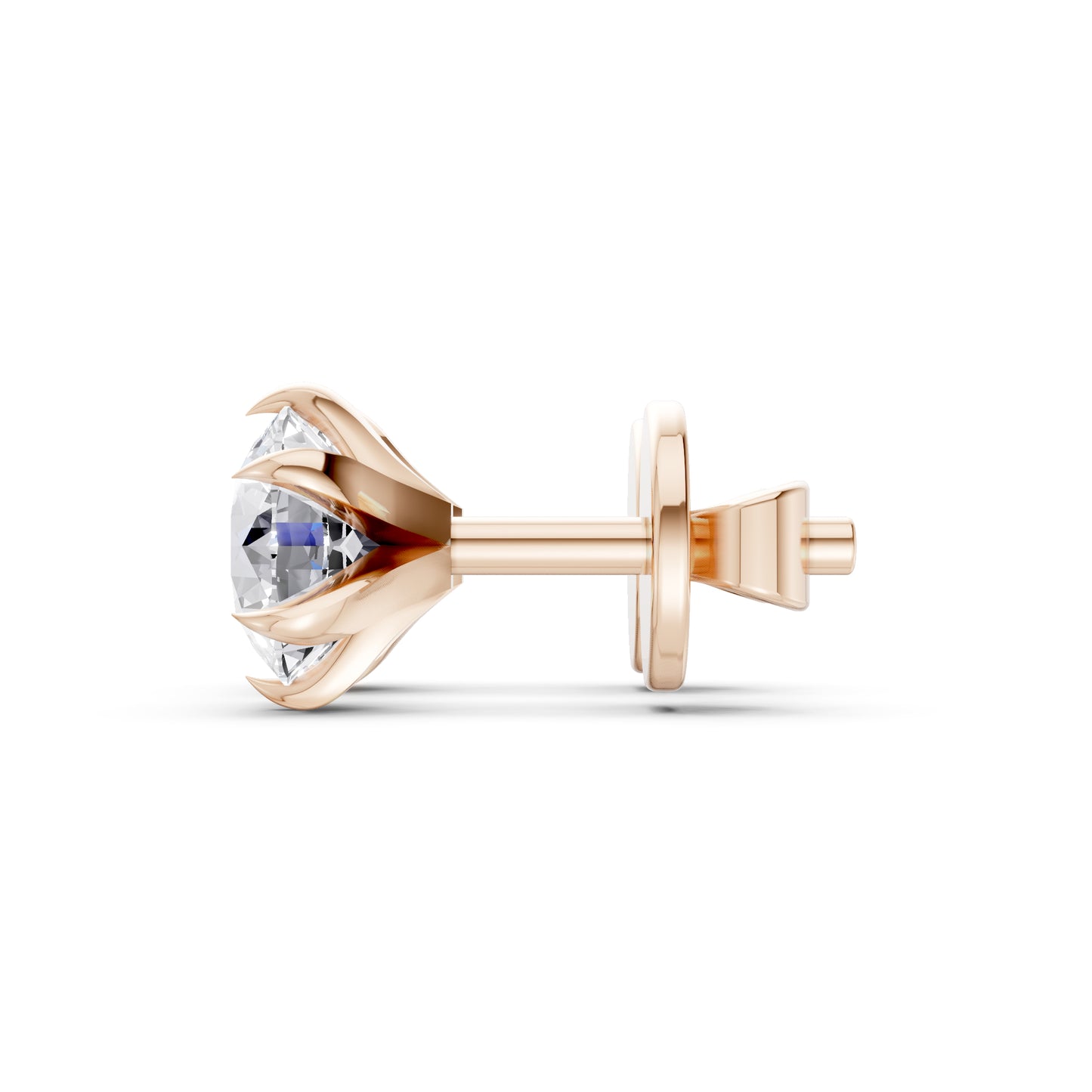 The Classic Round Solitaire Studs