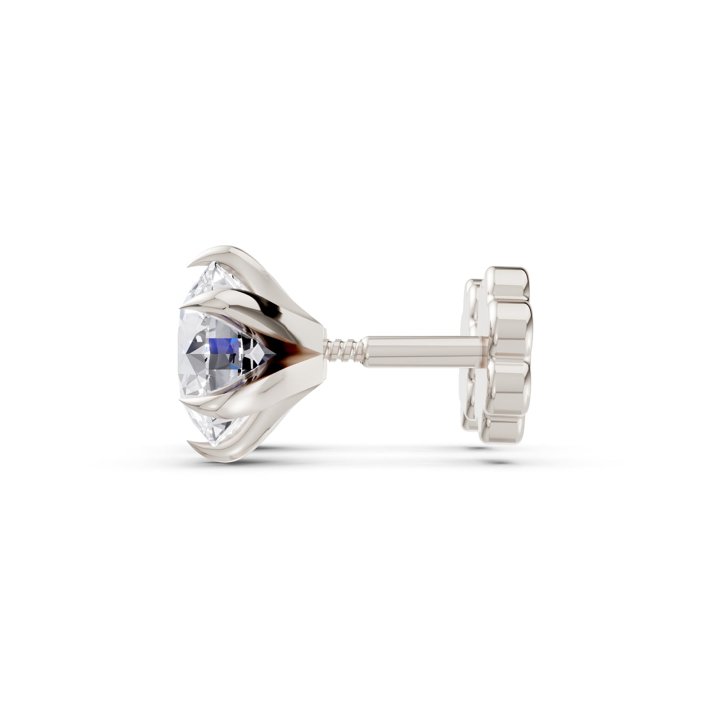The Classic Round Solitaire Studs