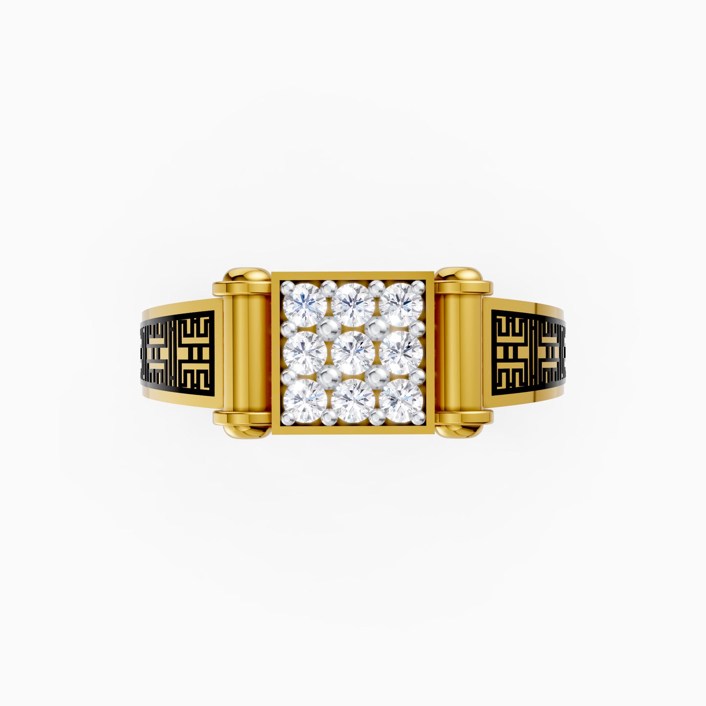 The Cylinder Accent Round-Cut Band