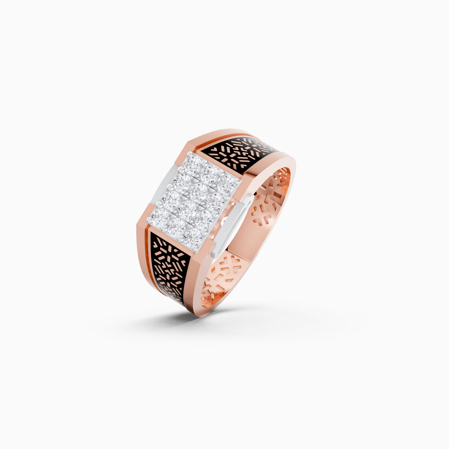 The CNC Patterned Square Cluster Band