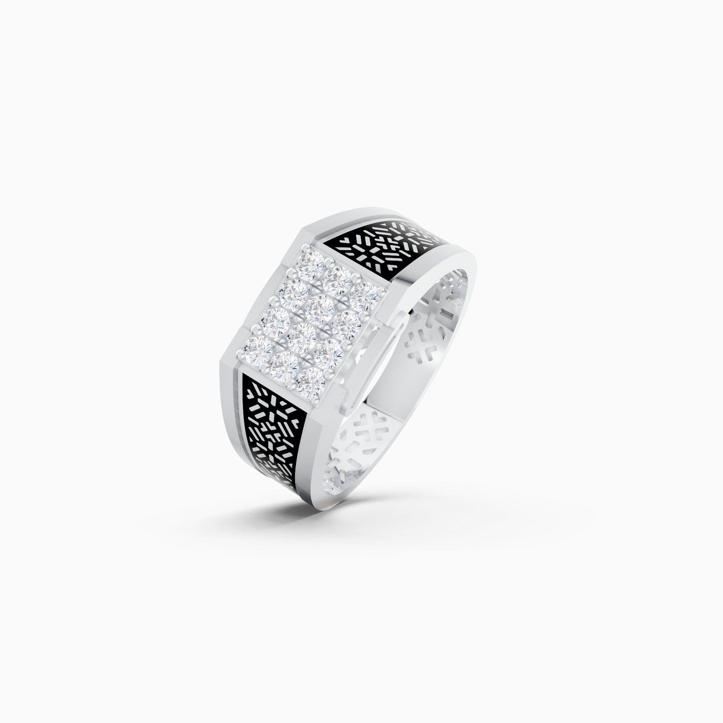 The CNC Patterned Square Cluster Band