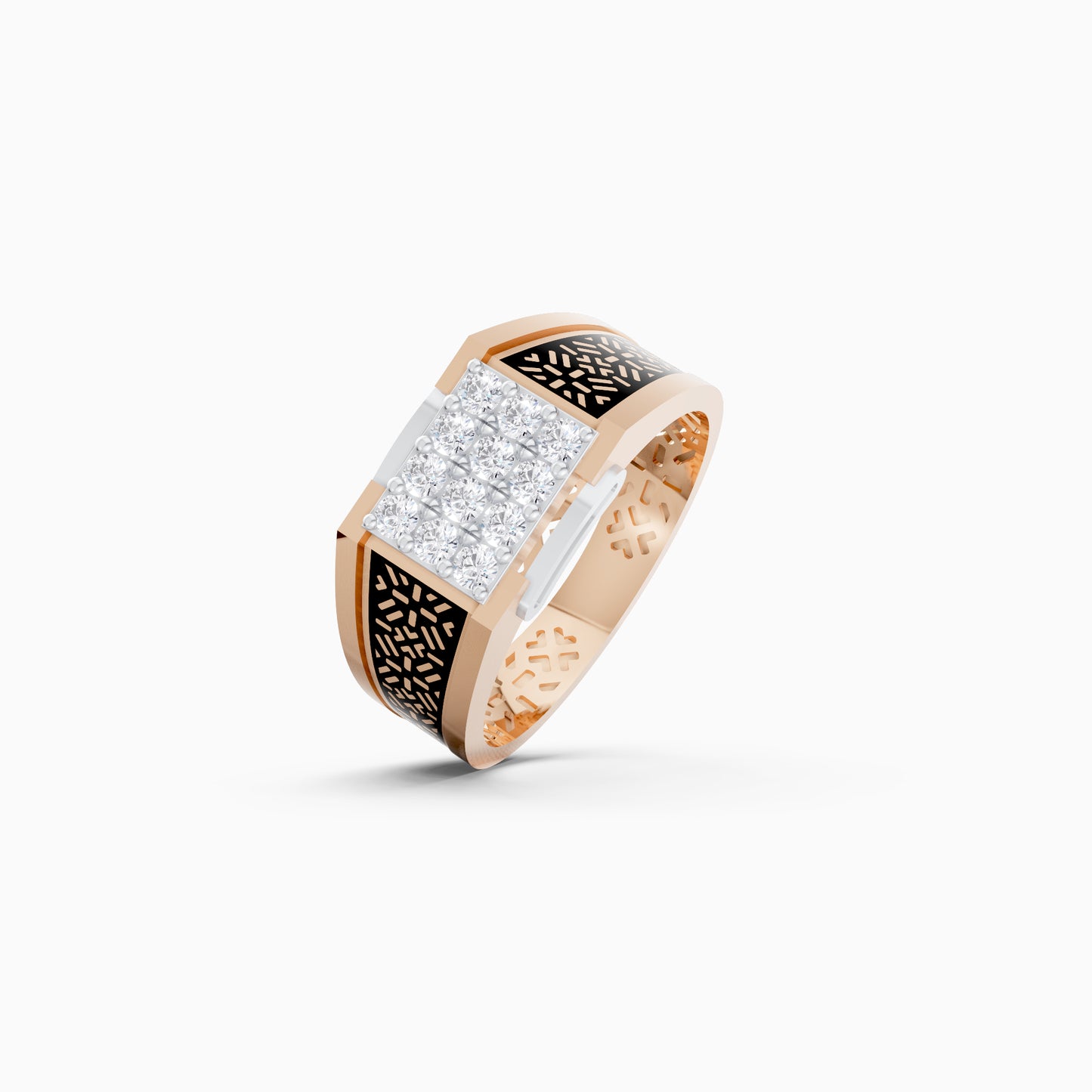The CNC Patterned Square Cluster Band