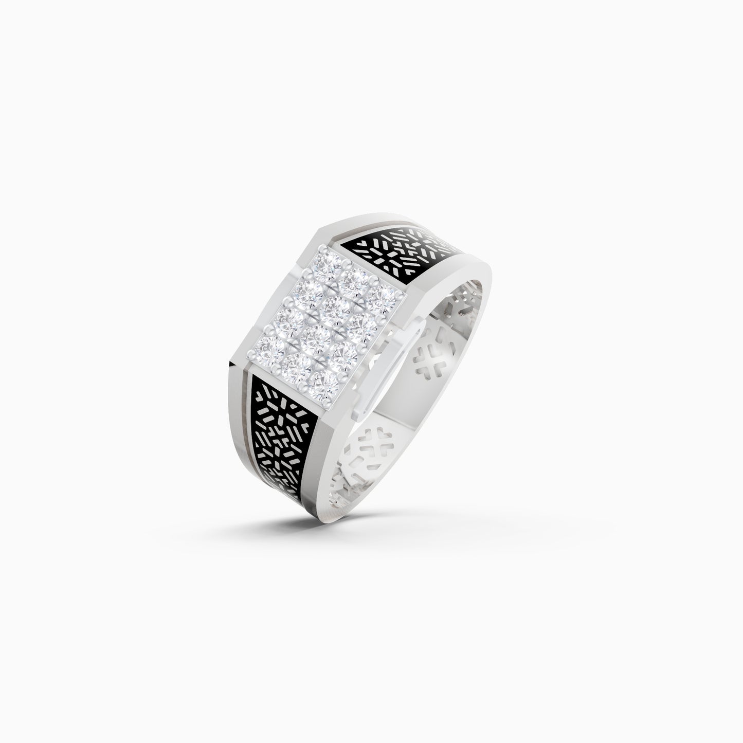 The CNC Patterned Square Cluster Band