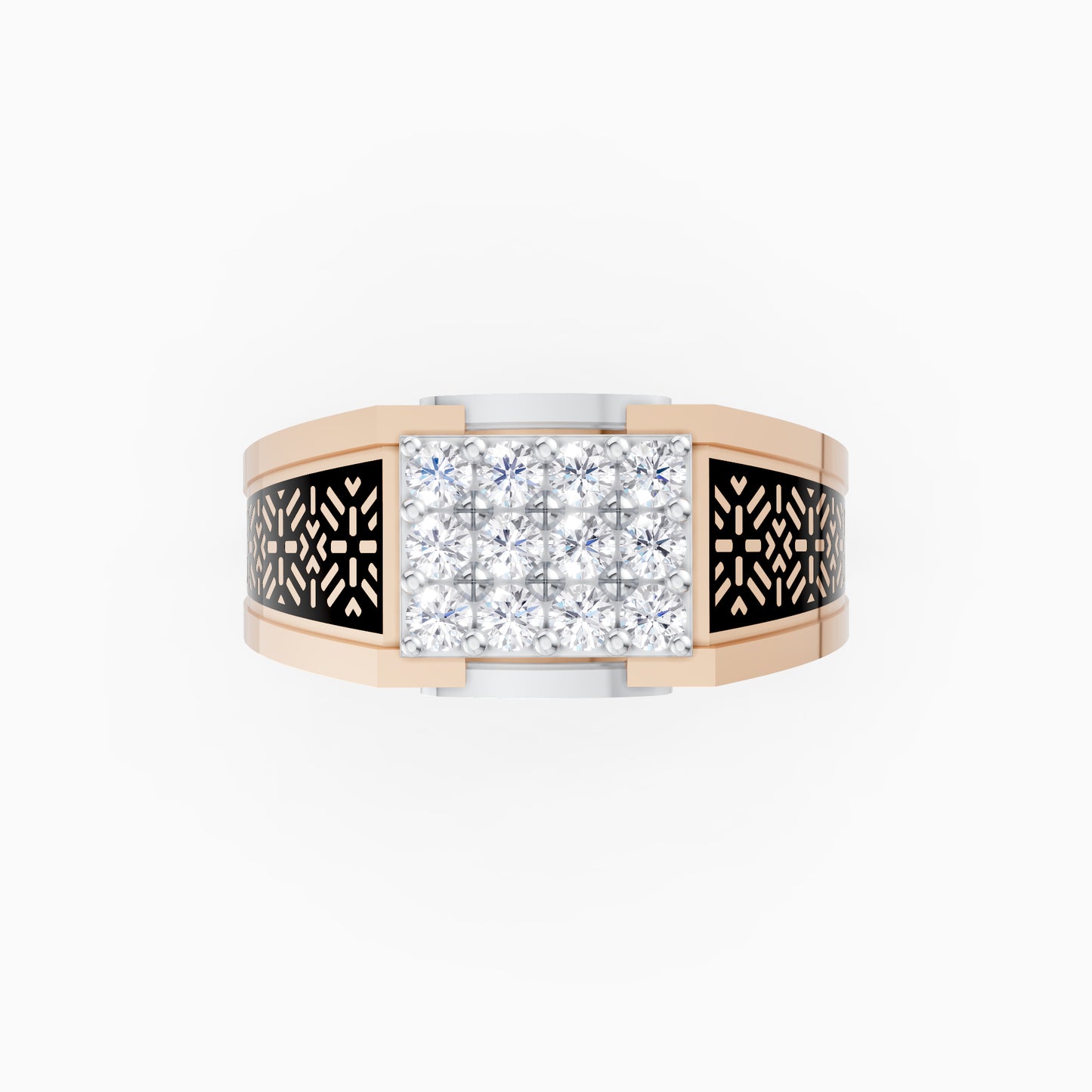 The CNC Patterned Square Cluster Band