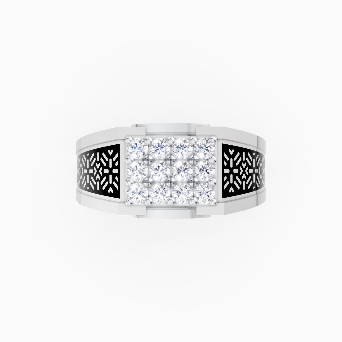 The CNC Patterned Square Cluster Band