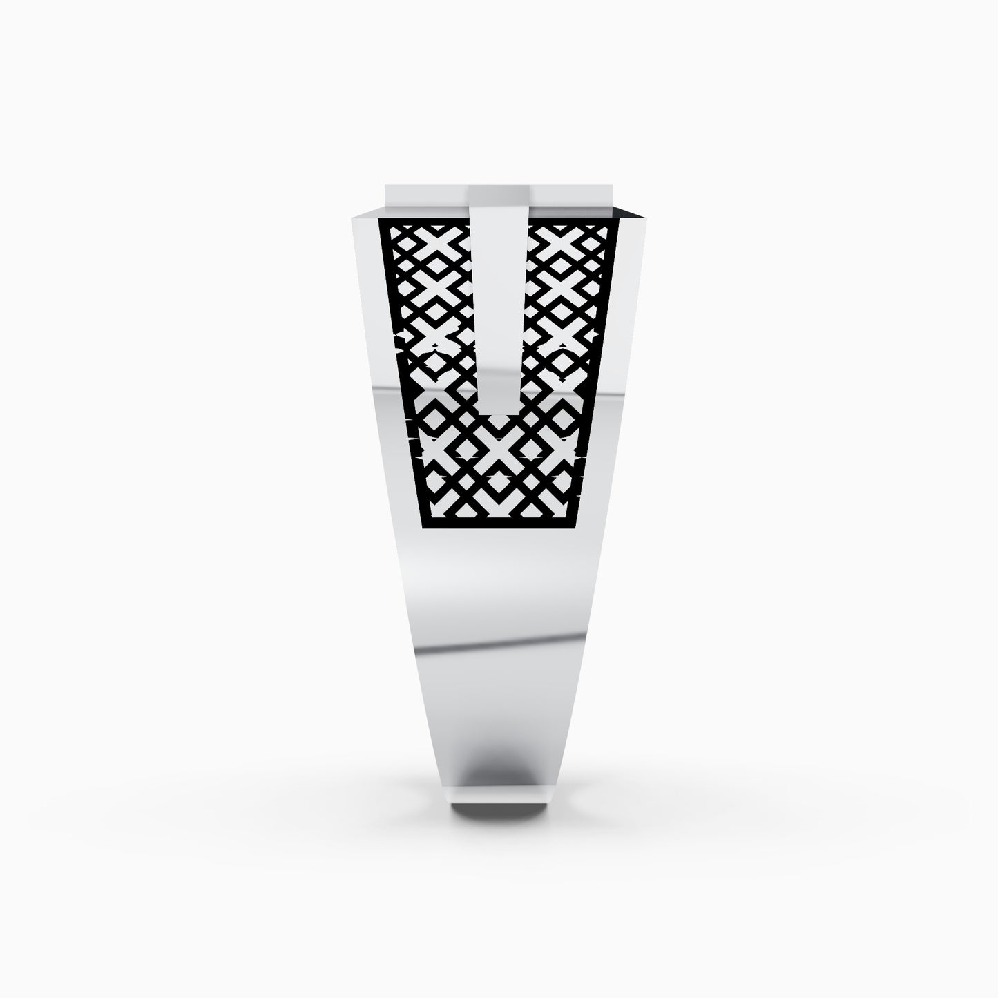 The Two-Tone Stripe Round Brilliant Band