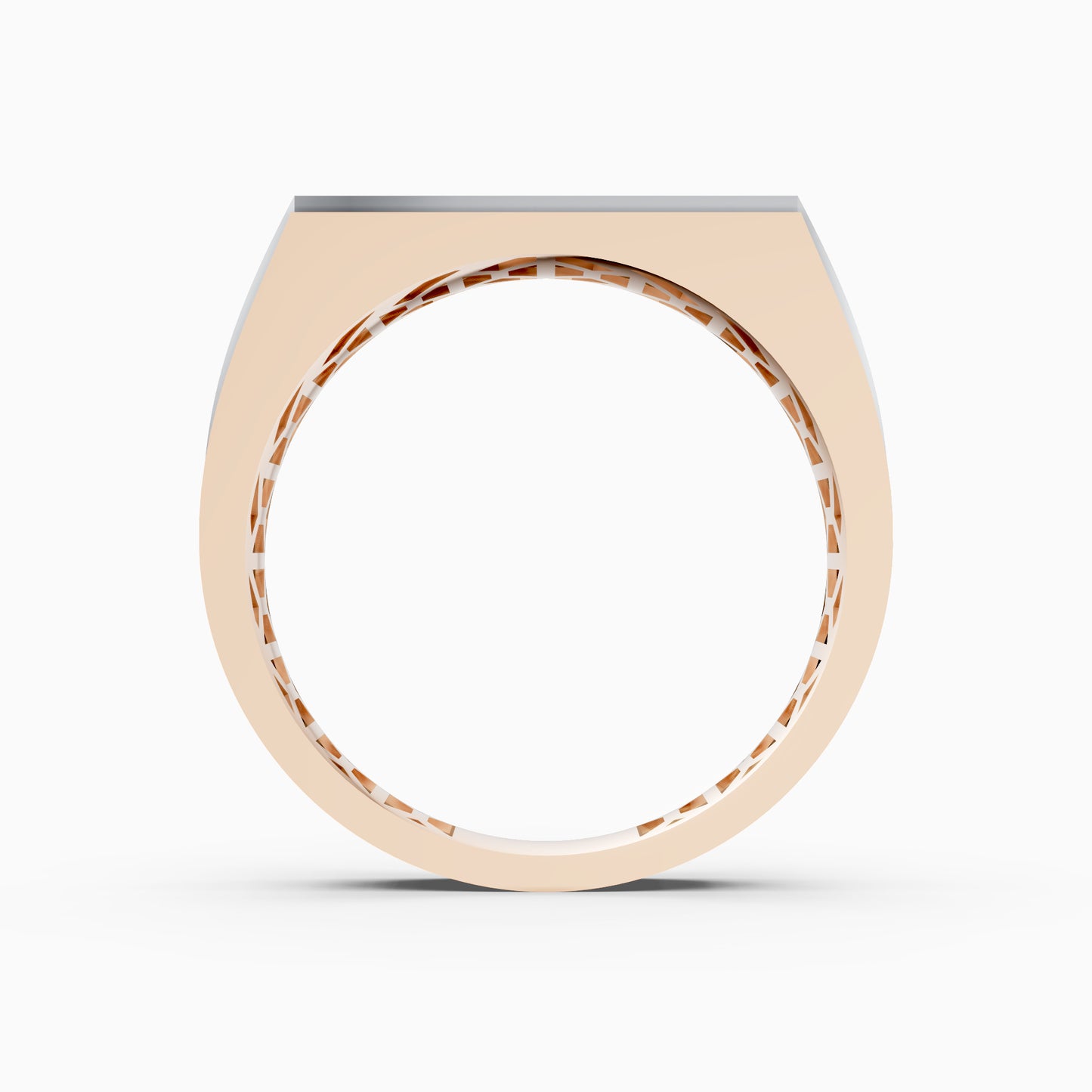 The Twelve-Stone Round Cluster Track Ring