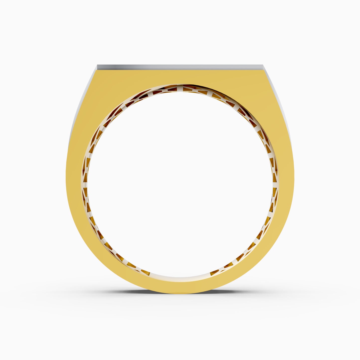 The Twelve-Stone Round Cluster Track Ring