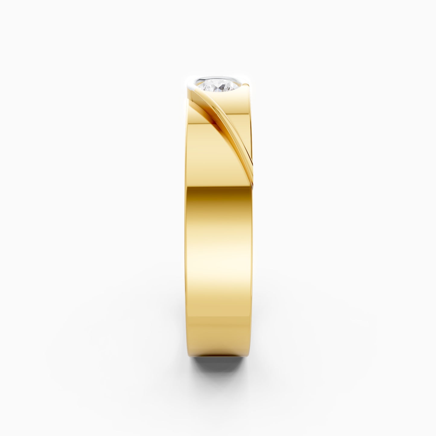 The Modern Round-Cut Vortex Ring