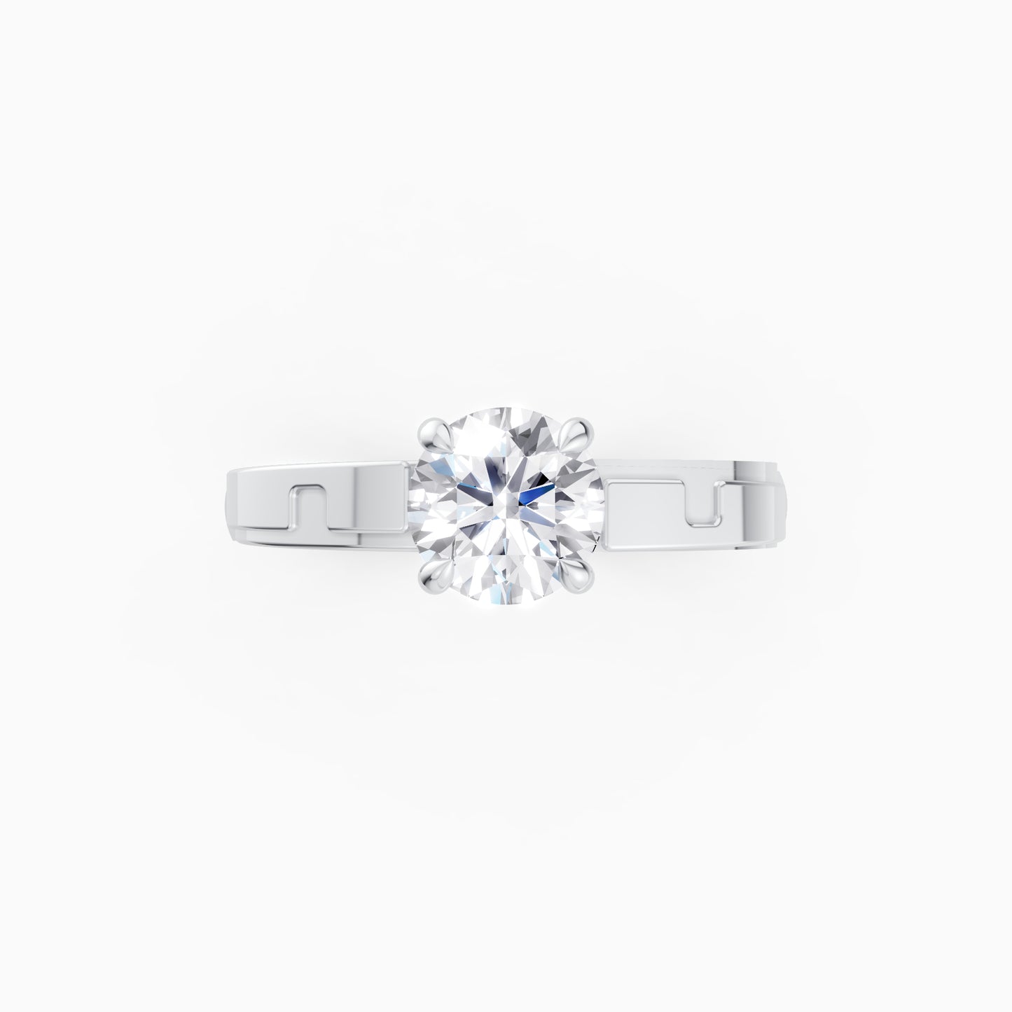 The Two-Tone Puzzle-Cut Round Signet