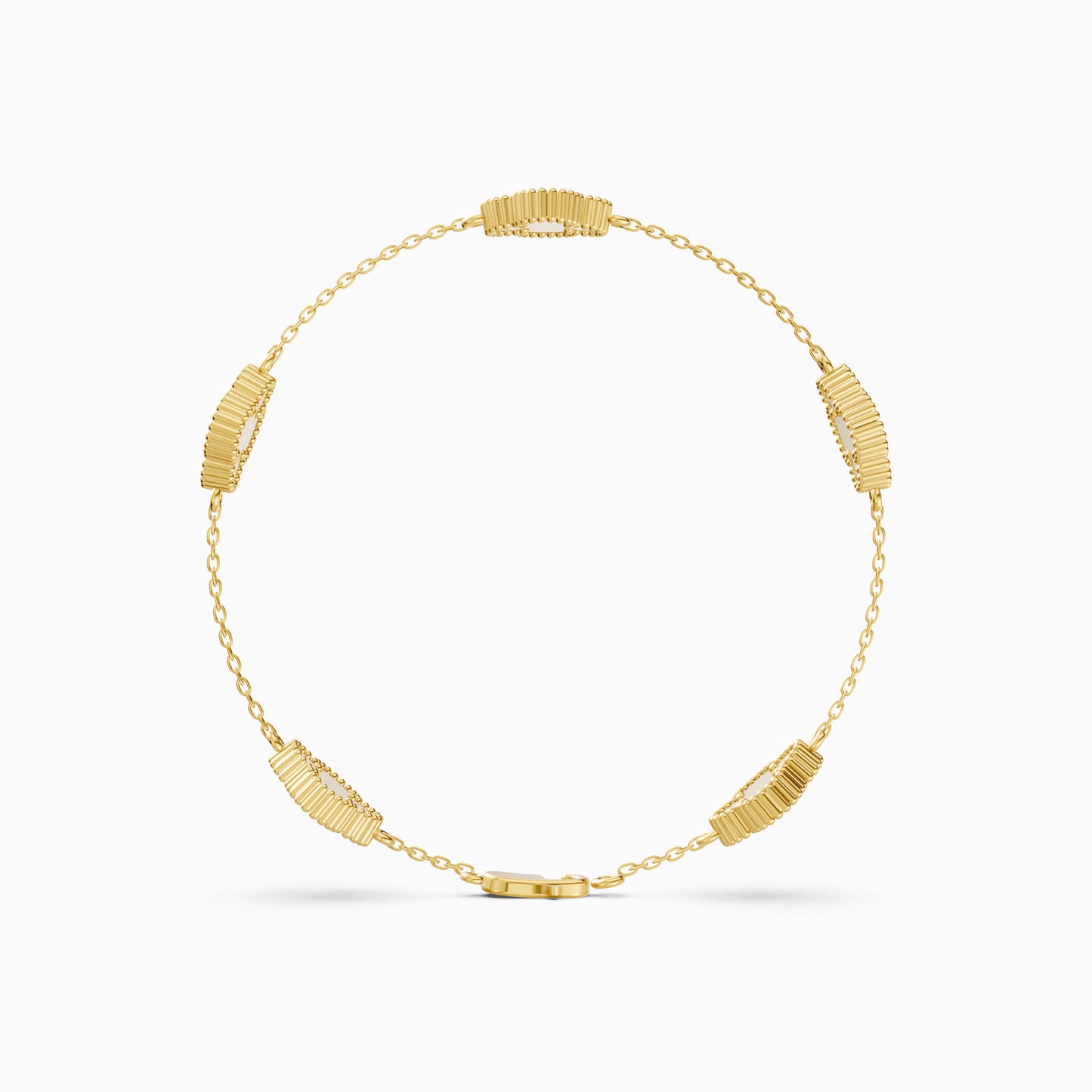 The Beaded Edge Onyx Blossom Bracelet
