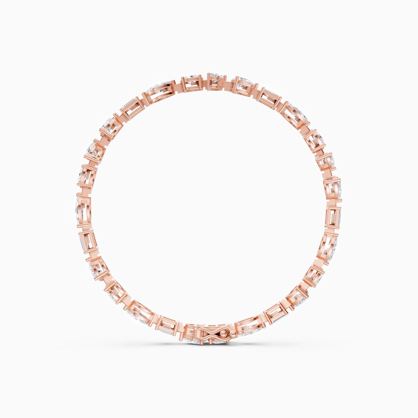 The Rhythmic Five-Shape Diamond Link