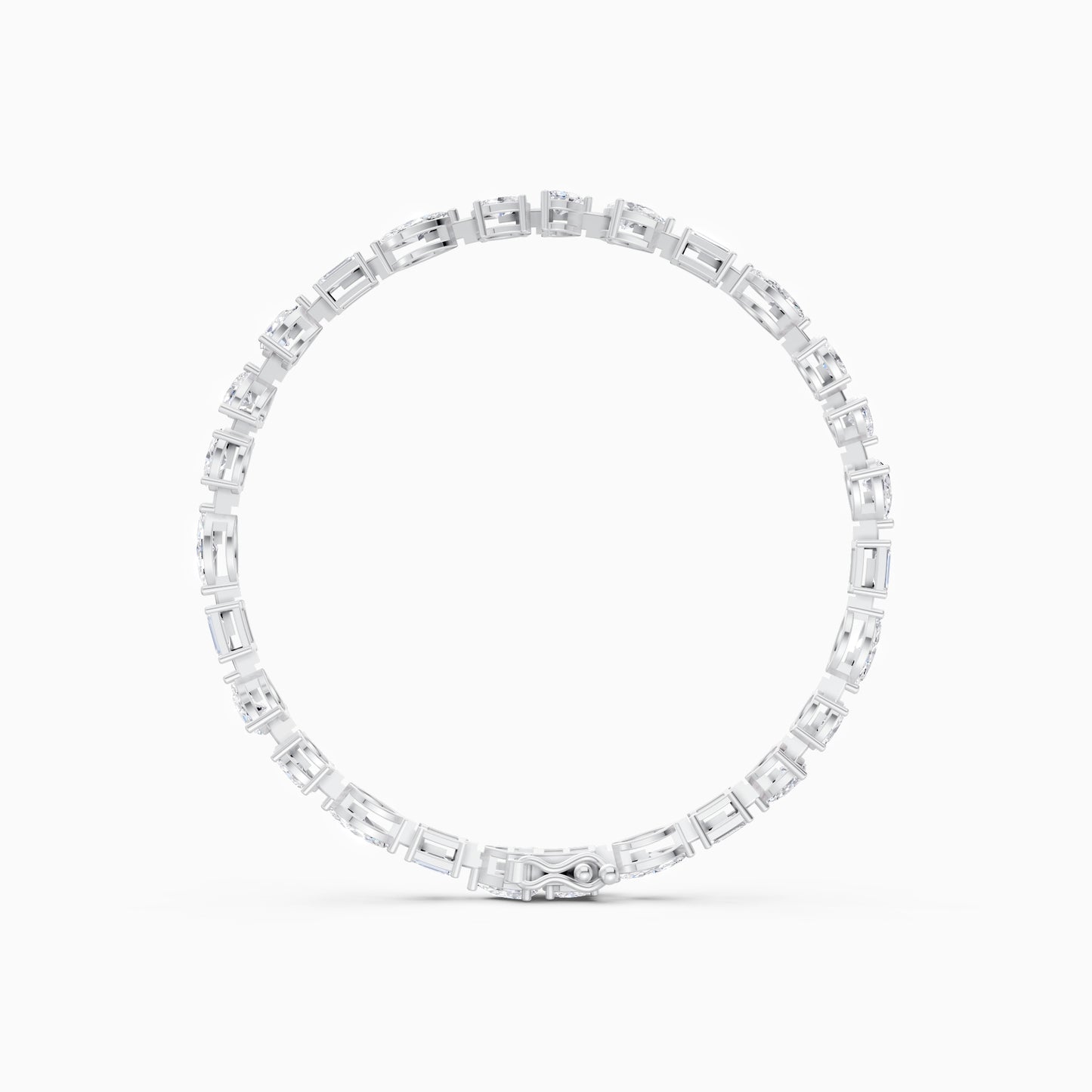 The Rhythmic Five-Shape Diamond Link