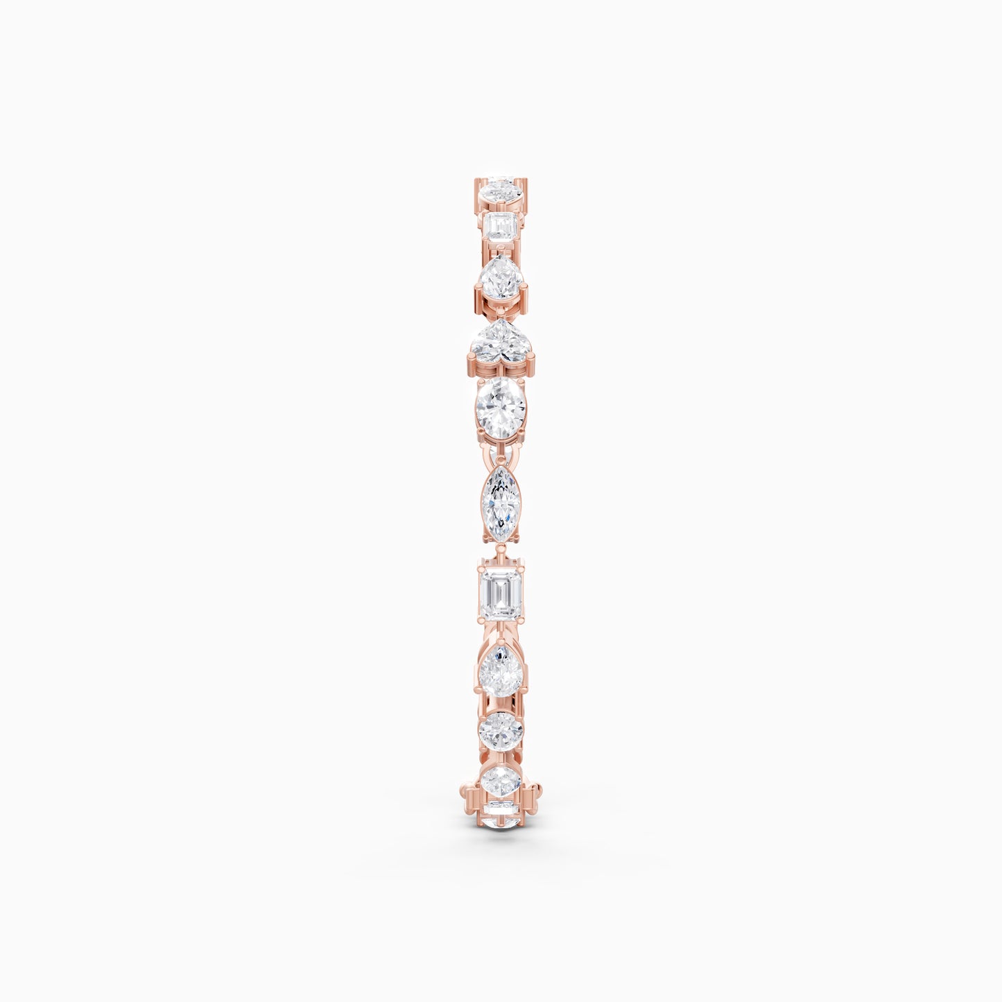 The Rhythmic Five-Shape Diamond Link