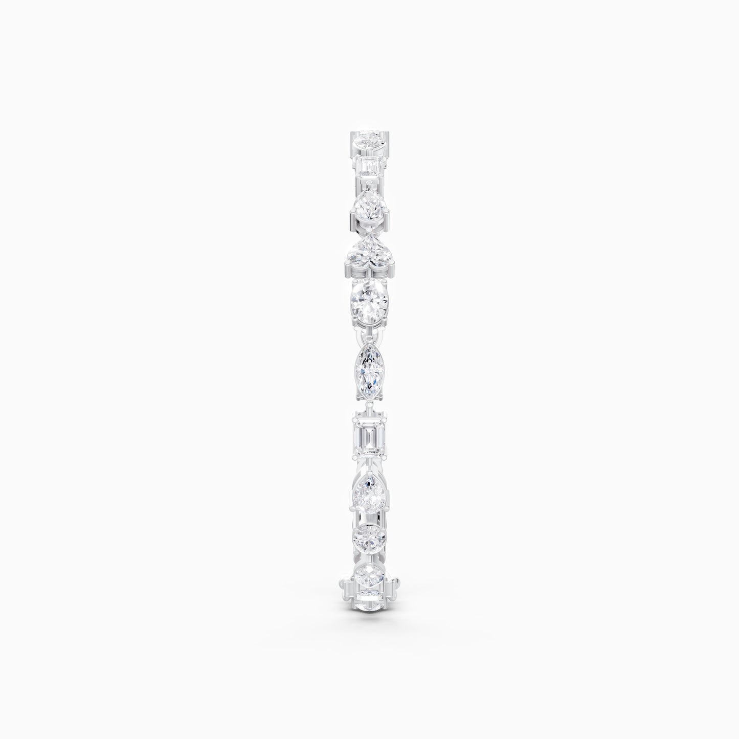 The Rhythmic Five-Shape Diamond Link