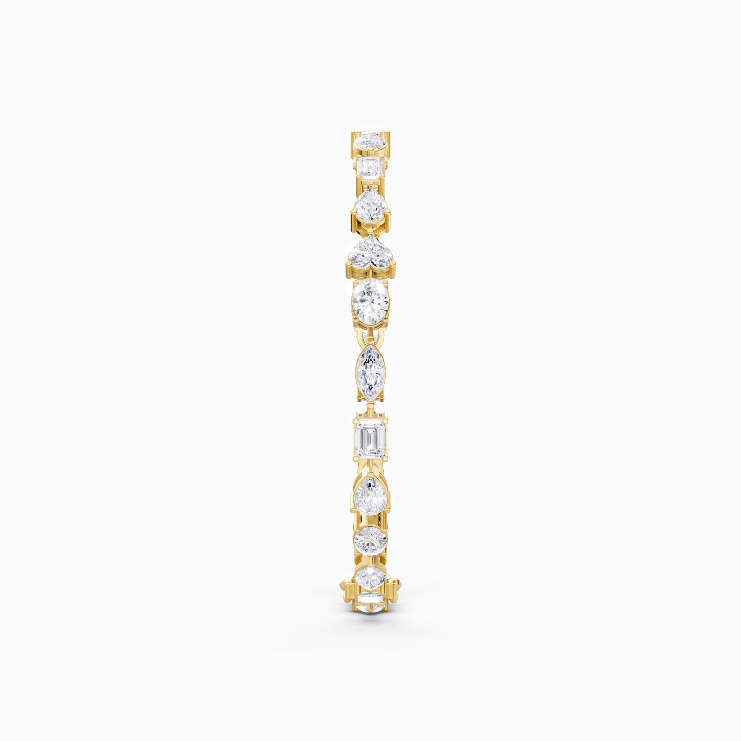 The Rhythmic Five-Shape Diamond Link