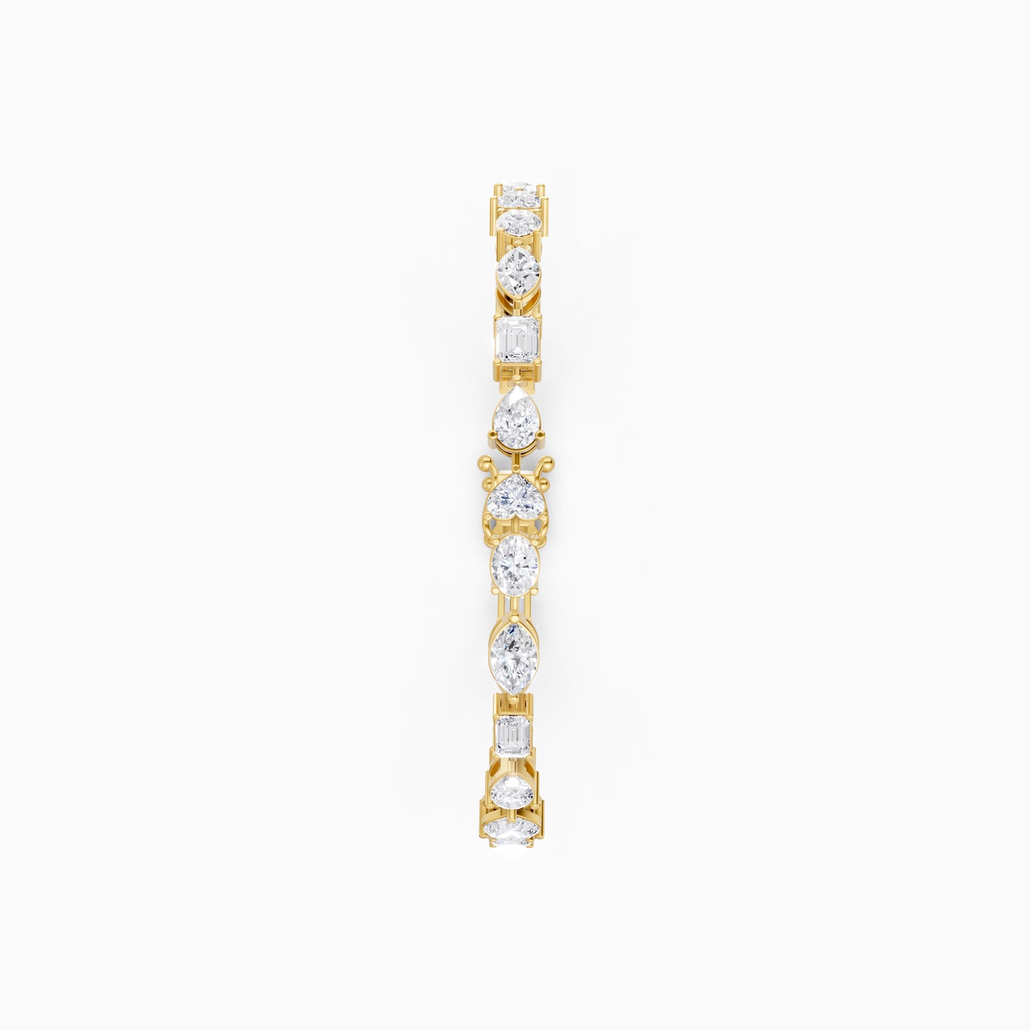 The Rhythmic Five-Shape Diamond Link