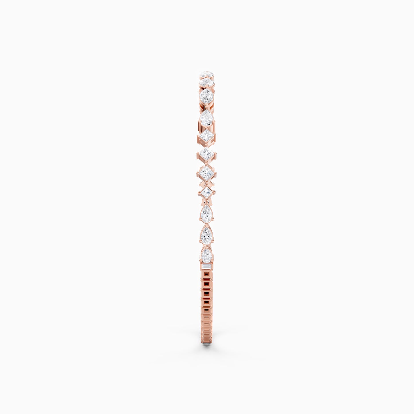 The Architectural Mixed-Shape Diamond Link