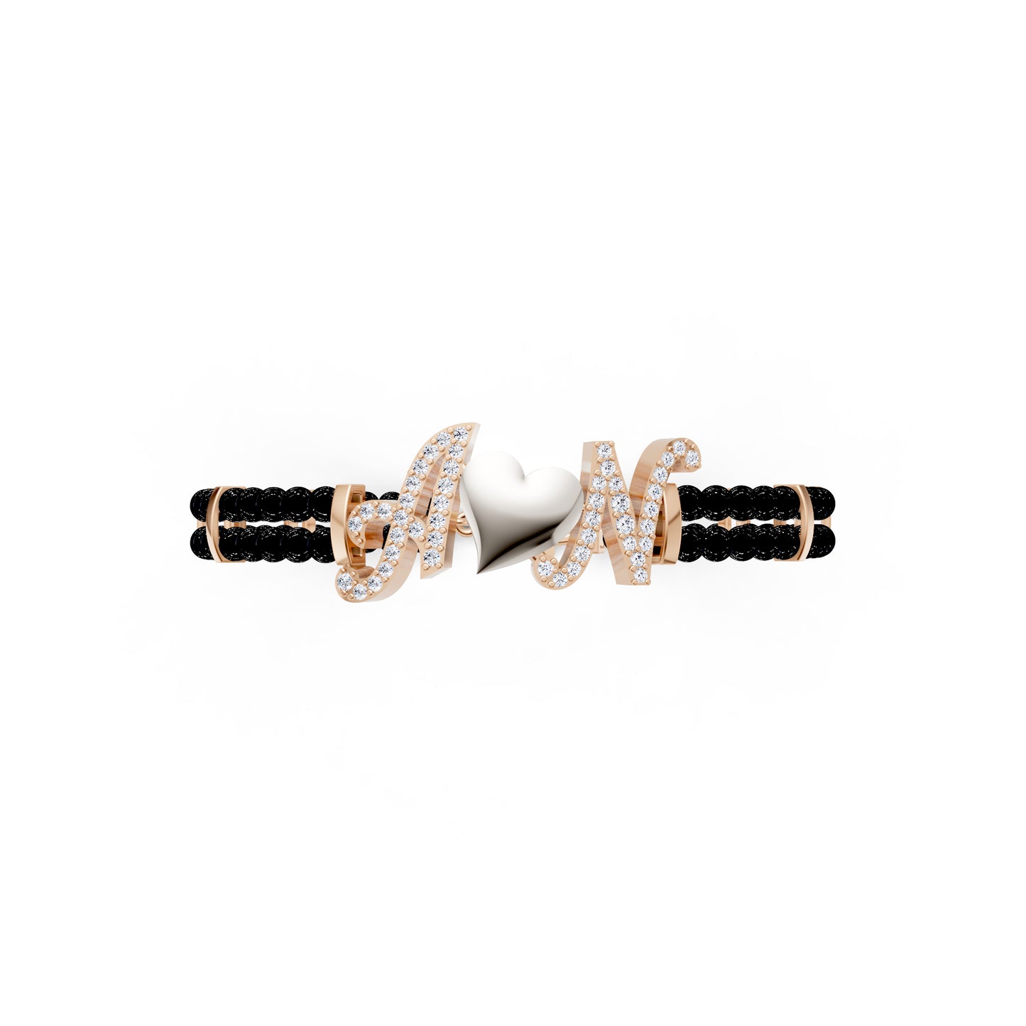 The A&N Black Beads Bandhan Bracelet